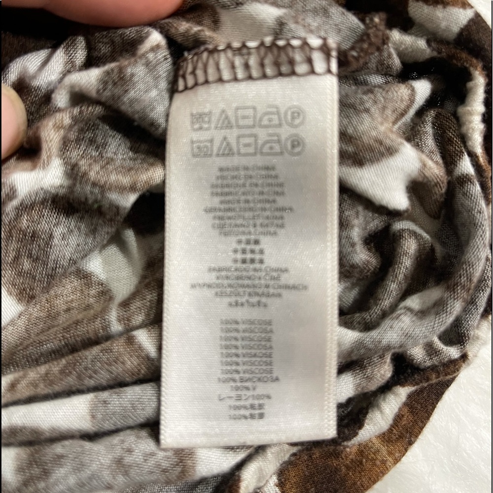 Michael Kors Brown & White Top - Picture 6 of 6
